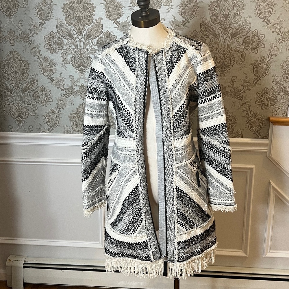 Rebecca Taylor Fringe Coat